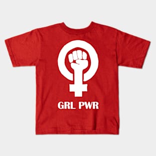 GRL PWR - Girl Power Kids T-Shirt